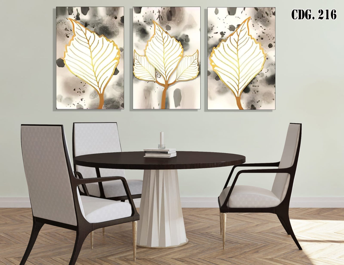 Cuadro 🌾 "Oro Silvestre" Trilogía Minimalista Natural ✨