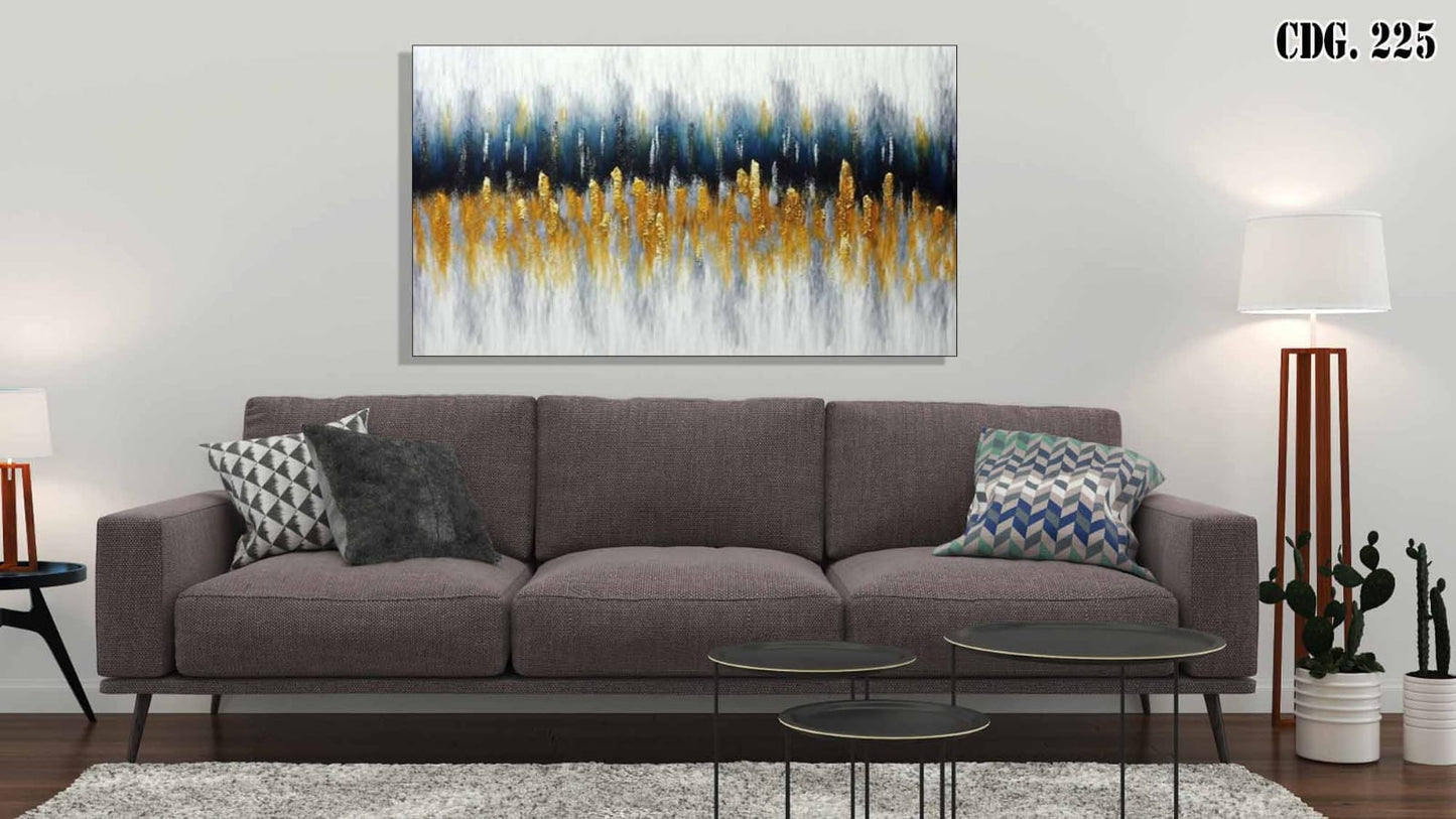 Cuadro ✨“Luces del Silencio”🎇💭 – Equilibrio, textura y elegancia