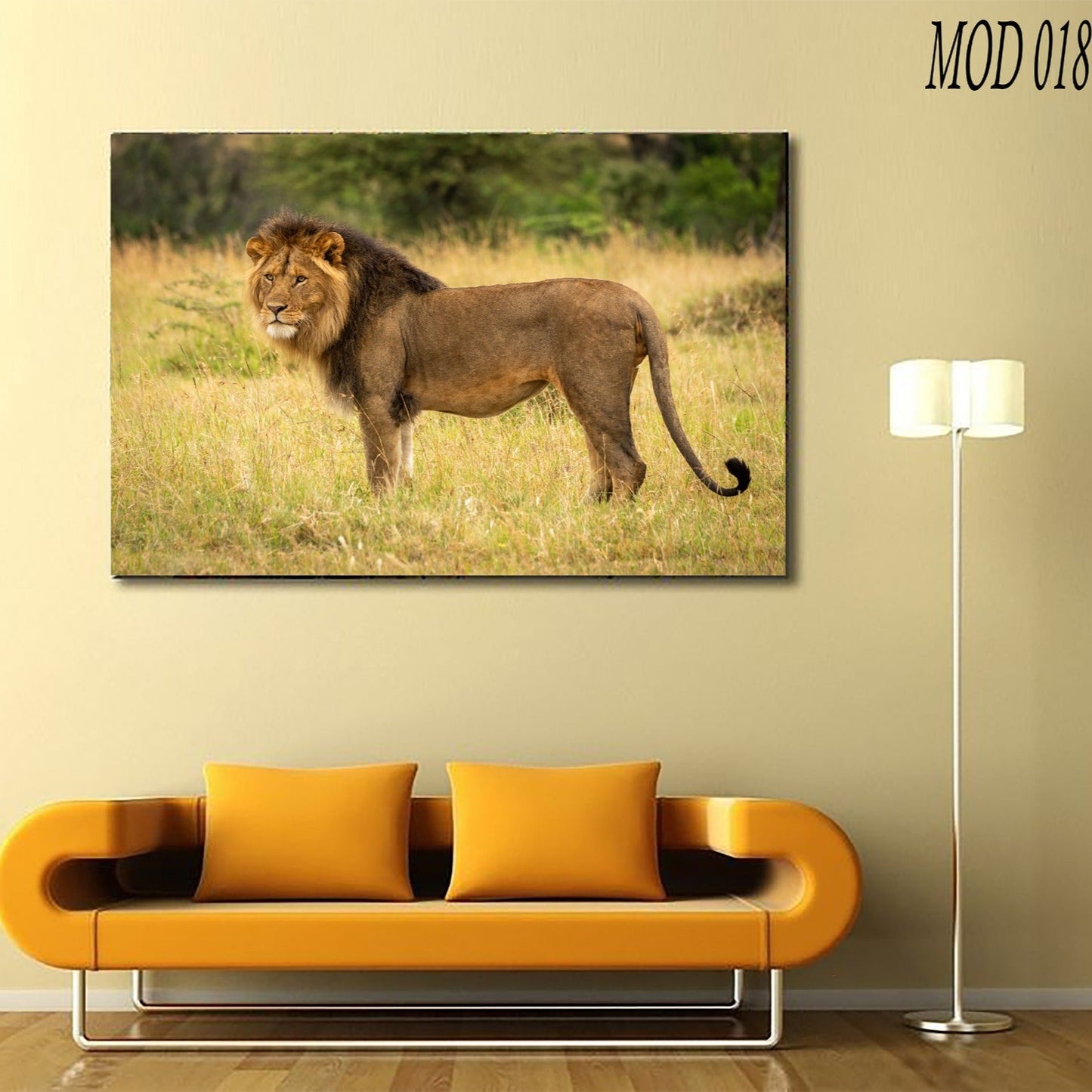 cuadro de león MOD 018