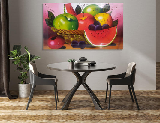 Cuadro Frutas Frescas: Colores y Sabor en Tu Hogar 🍏🍒