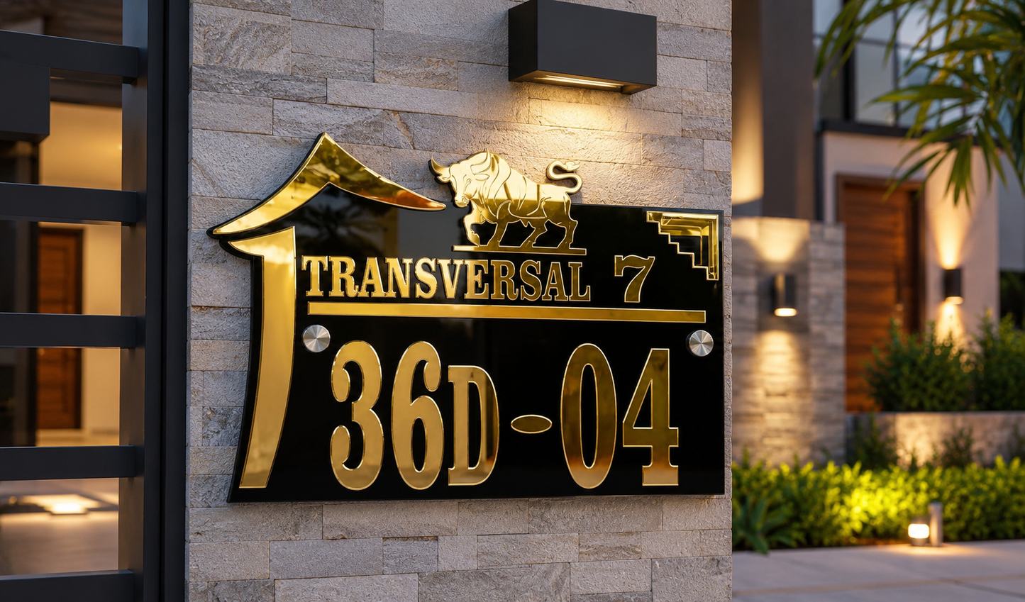 Placa para Dirección Modelo P018