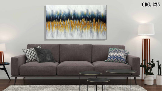 Cuadro ✨“Luces del Silencio”🎇💭 – Equilibrio, textura y elegancia