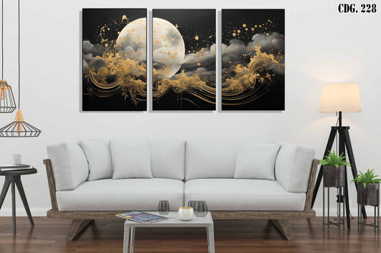 Cuadro 🌕🌪️“Noche Viva”🌠🌕– El equilibrio perfecto entre drama y belleza
