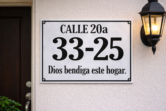 Placa para Dirección Modelo P07