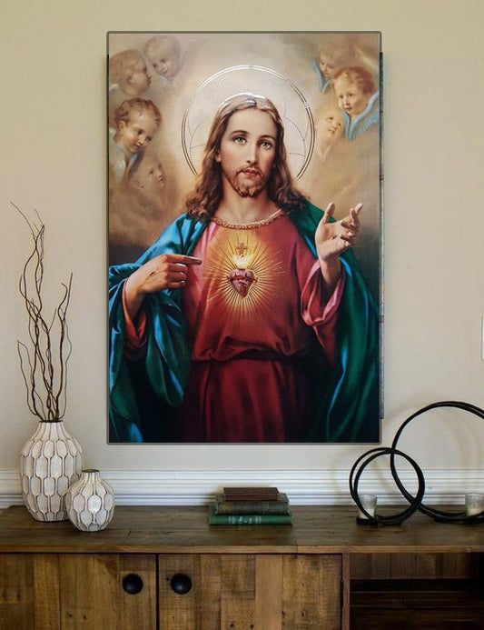 Painting of the Sacred Heart of Jesus